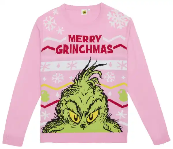 Bild 3 von Damen-Strickpullover »The Grinch«