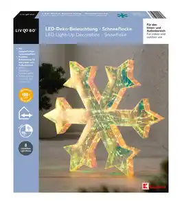 LIV&BO® LED-Deko-Beleuchtung »Schneeflocke«