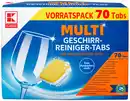 Bild 1 von K-CLASSIC Multi-Geschirrreiniger- Tabs, 70-St-Packg.