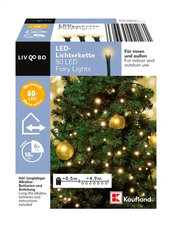 Bild 1 von LIV&BO® LED-Lichterkette mit 50 LEDs