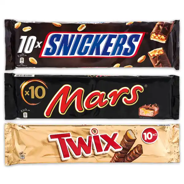 Bild 1 von Twix/Mars/Snickers Schokoriegel