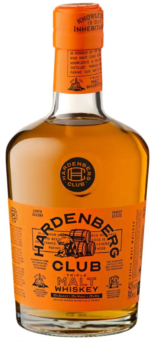 Bild 1 von HARDENBERG CLUB Triple Malt Whiskey, 0,7-l-Fl.