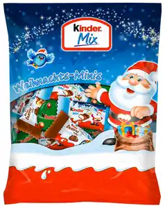 KINDER Mix-Weihnachts-Minis, 153-g-Packg.