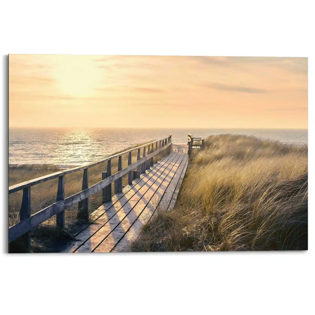 Bild 1 von Reinders! Wandbild 90x60 cm Weg zum Strand, Khaki 90 x 60 cm Dekopanel