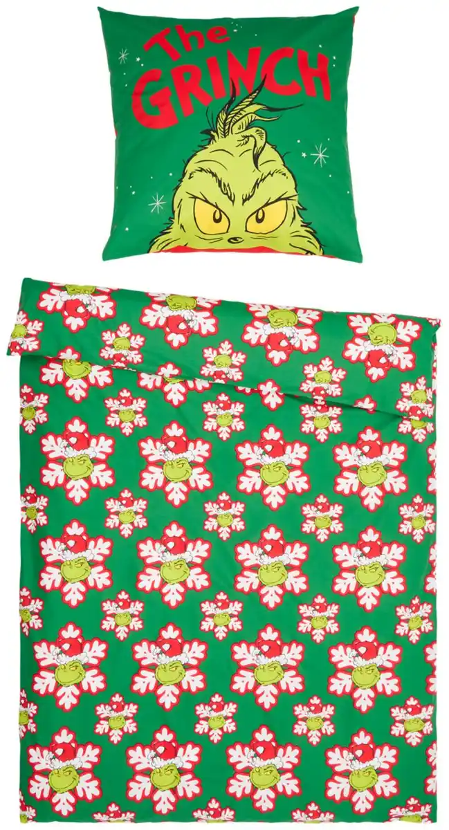 Bild 4 von Bettwäsche-Set »The Grinch«, 2-teilig