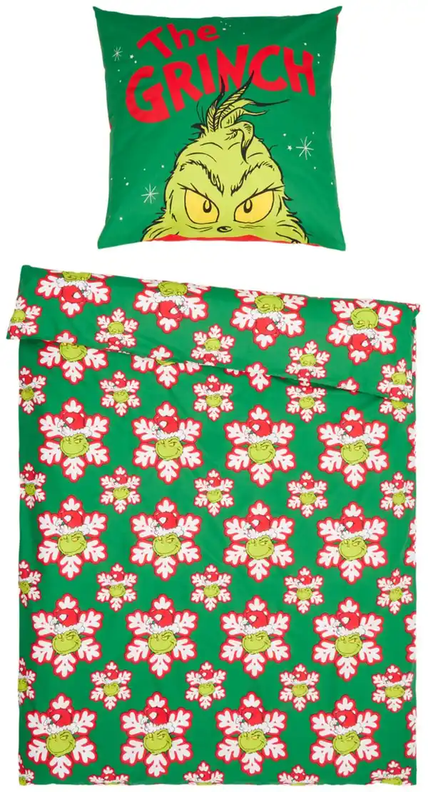 Bild 4 von Bettwäsche-Set »The Grinch«, 2-teilig