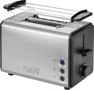 BOMANN Toaster TA 1371 CB Edelstahl Estate 850 Watt