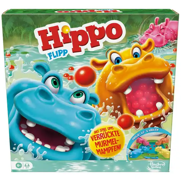 Bild 1 von HASBRO Familienspiel »Hippo Flipp«