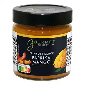 GOURMET FINEST CUISINE Feinkostsauce 200 ml, Paprika-Mango