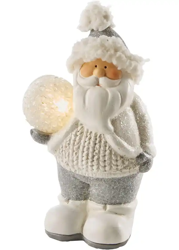 Bild 1 von LED-Deko-Figur im Weihnachtsmann-Design, Weiß