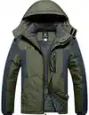 Bild 1 von GEMYSE Herren Wasserdichte Berg-Skijacke Winddichte Fleece Outdoor-Winterjacke mit Kapuze