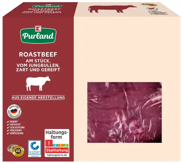 Bild 1 von K-PURLAND Roastbeef vom Jungbullen, kg