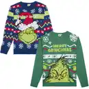 Bild 1 von Herren-Strickpullover »The Grinch«