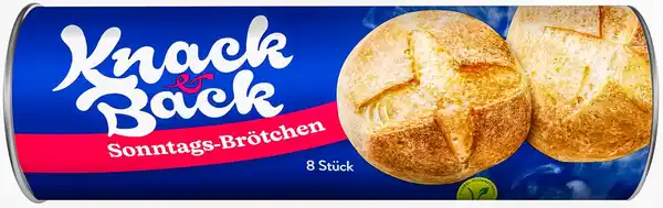 Bild 1 von KNACK & BACK Brötchen zum Selberbacken, 6 - 8 St. = 240 - 400-g-Dose