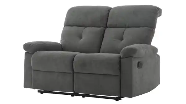 Bild 1 von Einzelsofa Microfaser grau 136 cm - Relaxfunktion - RIVERA