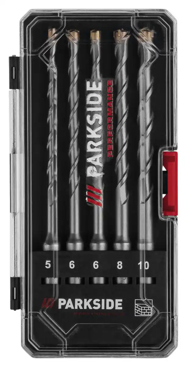 Bild 3 von PARKSIDE® PERFORMANCE SDS-Plus-Hammerbohrer-Set, 5-teilig