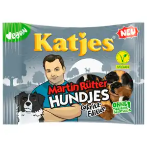 Katjes Martin Rütter Hundjes Lakritz-Edition Vegan 175g