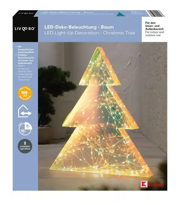 Bild 1 von LIV&BO® LED-Deko-Beleuchtung »Baum«