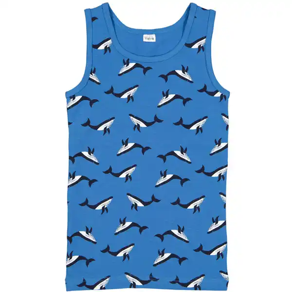 Bild 1 von Jungen-Unterhemd, Blau, 98/104