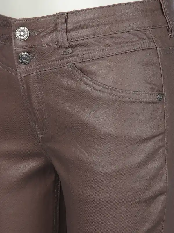 Bild 4 von Damen Jeans gecoutet Braun