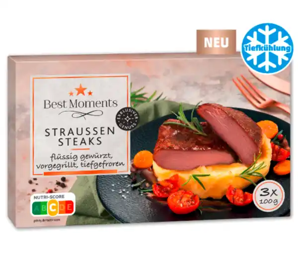 Bild 1 von BEST MOMENTS Straußen Steaks*