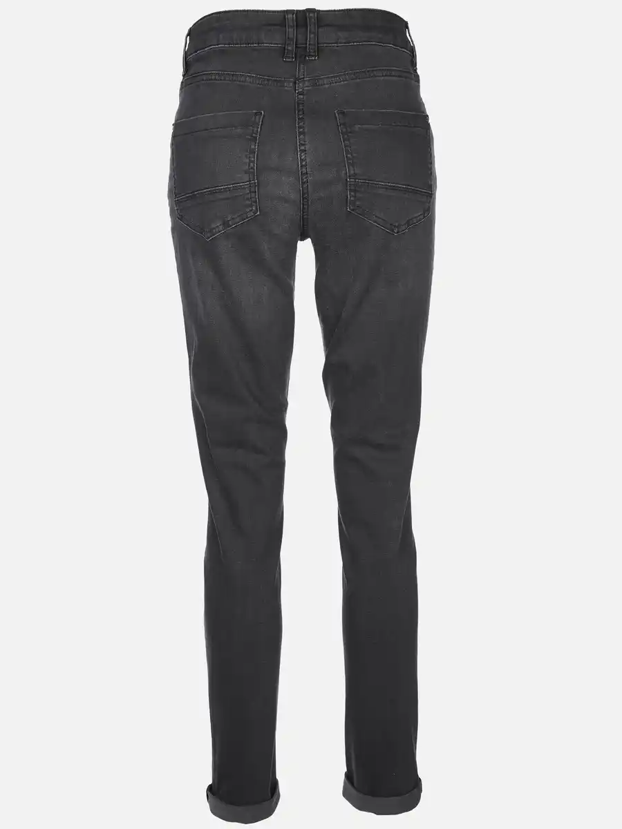 Bild 2 von Damen Jeans Slim Fit "Hanna" mit Ziersteinen Schwarz