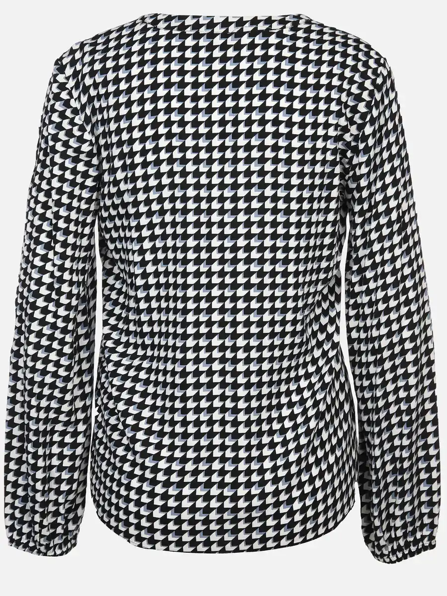 Bild 2 von Damen Langarmshirt mit Alloverprint Schwarz