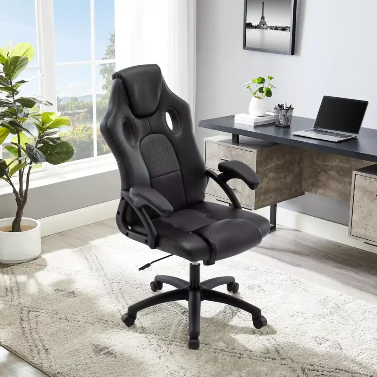 Bild 3 von Happy Home Gamingstuhl schwarz