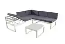 Bild 1 von Happy Home Ecklounge Set Loungeset grau & weiß