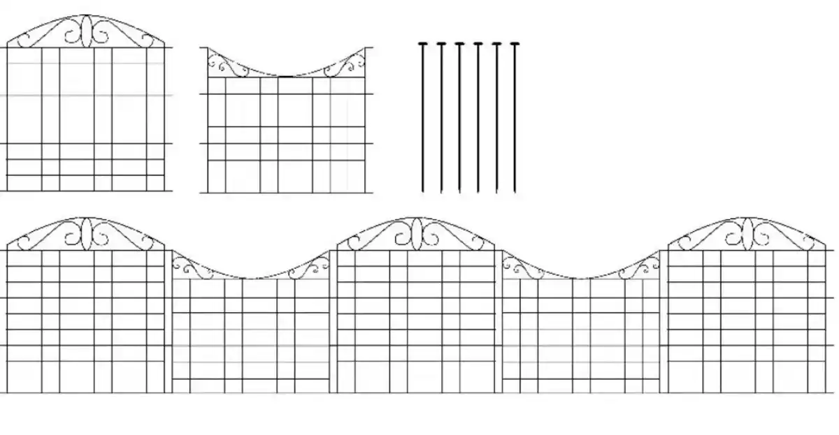 Bild 3 von Gartenzäune, Wildzaun, Weidezaun, Forstzaun, Drahtzaun, Knotengeflecht, 77,5 x 64 cm