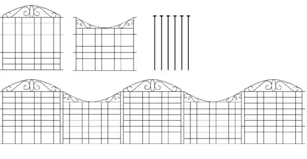 Bild 3 von Gartenzäune, Wildzaun, Weidezaun, Forstzaun, Drahtzaun, Knotengeflecht, 77,5 x 64 cm