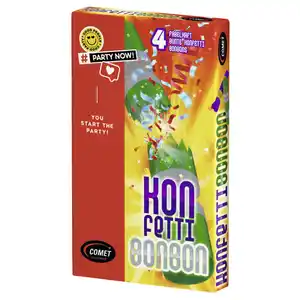 Konfetti-Bonbons 4 Stück