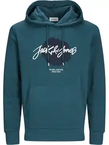 Jack&Jones JJTILEY SWEAT HOOD LN Hoodie Grün