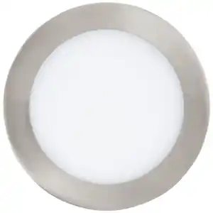 EGLO connect LED-Einbauleuchte »FUEVA-C«, dimmbar, inkl. Leuchtmittel in RGBW - silberfarben