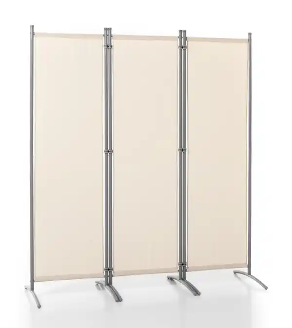 Bild 2 von Stellwand Paravent 3tlg. ca. 150 x 170 cm, Beige