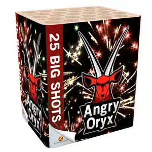 Feuerwerksbatterie „Angry Oryx“ mit 25 Schuss