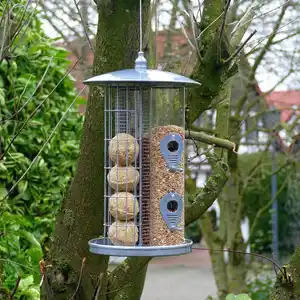 XXL-Vogelfutterstation 3in1 aus Metall