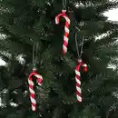 Bild 1 von Weihnachtsbaum-Anhänger Zuckerstangen 3er-Set