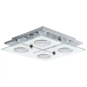 EGLO LED-Deckenleuchte »CABO-C«, GU10, inkl. Leuchtmittel in warmweiß - silberfarben