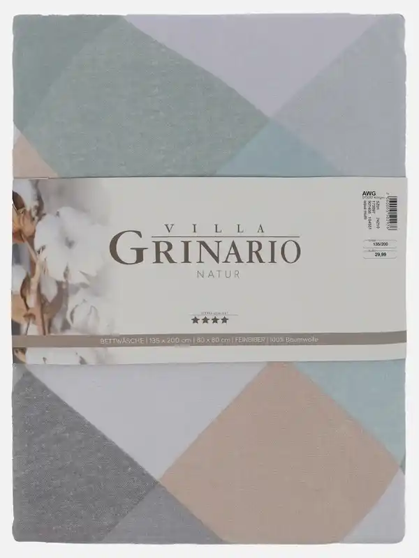 Bild 2 von Biber Bettwäsche, 135x200cm Türkis