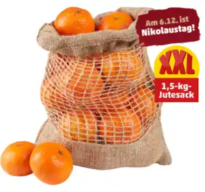 Clementinen im Jutesack*