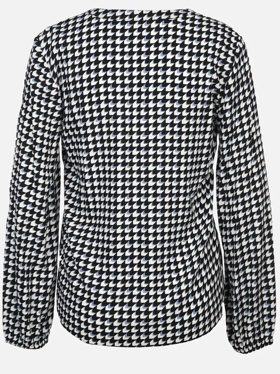 Bild 2 von Damen Schlupfbluse mit Alloverprint Schwarz