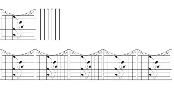 Bild 3 von Gartenzäune, Wildzaun, Weidezaun, Forstzaun, Drahtzaun, Knotengeflecht,77,5 x 64 cm
