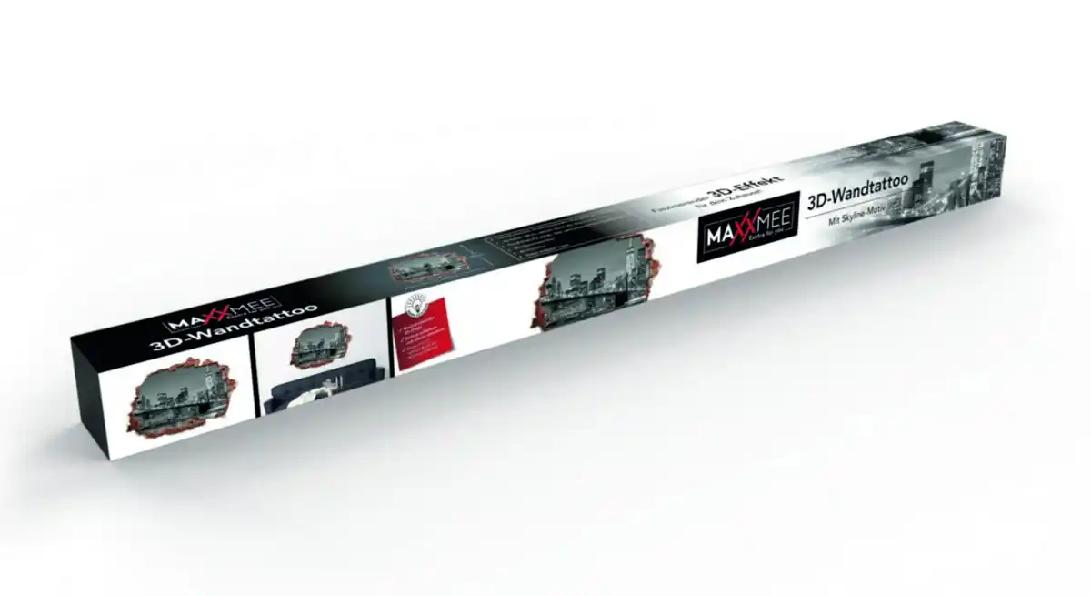 Bild 4 von 3D-Wandtattoo - Skyline