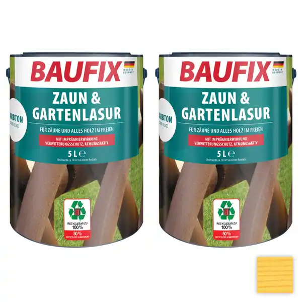 Bild 1 von Zaun- und Gartenlasur, Kiefer - 2er-Set