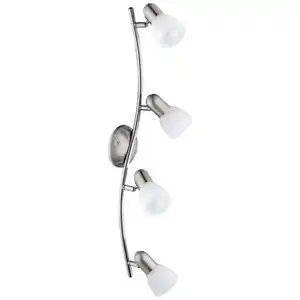 EGLO Spot »DAKAR 6«, 4-strahlig, E14 - silberfarben