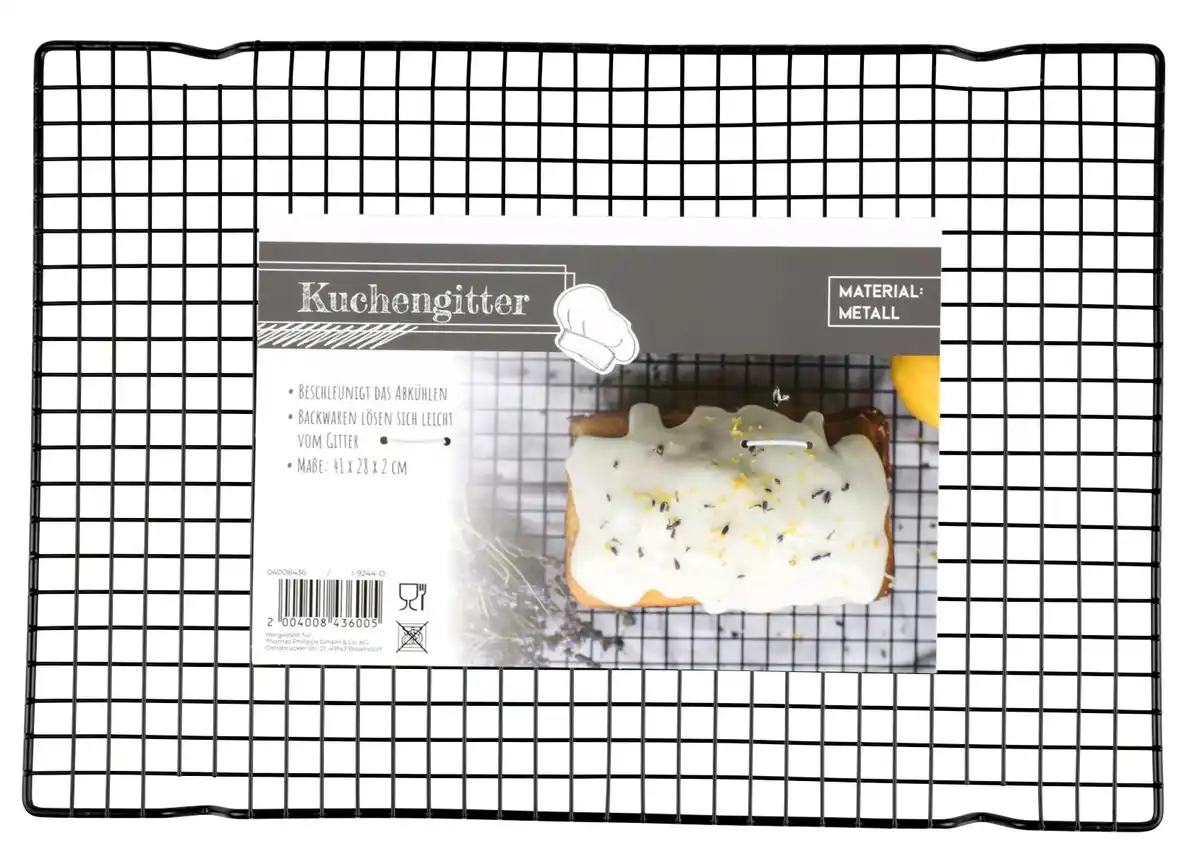 Bild 1 von Kuchenrost ca.41x28x2cm beschleunigt das Abkühlen