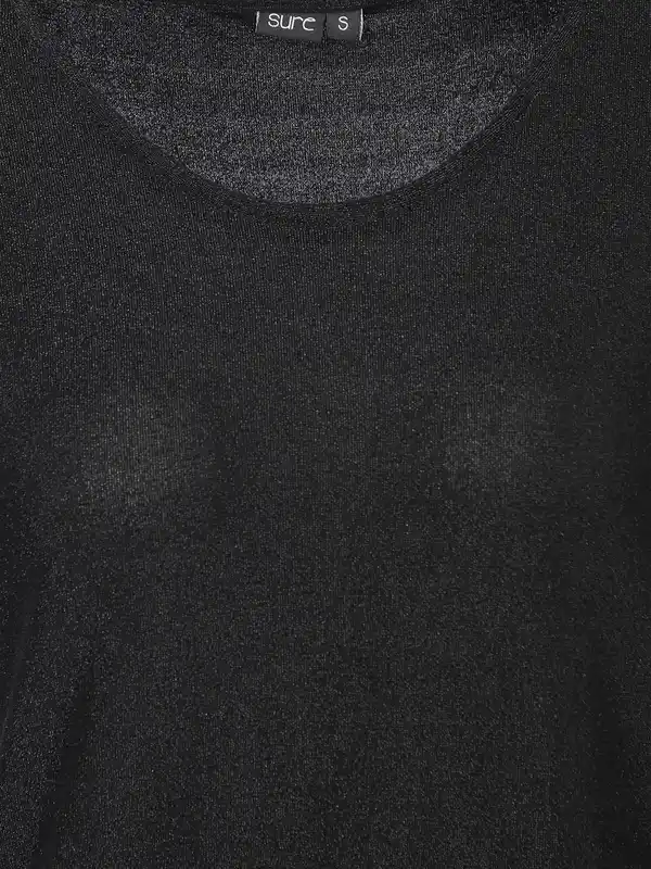 Bild 3 von Damen Shirt mit Glitzereffekt Schwarz