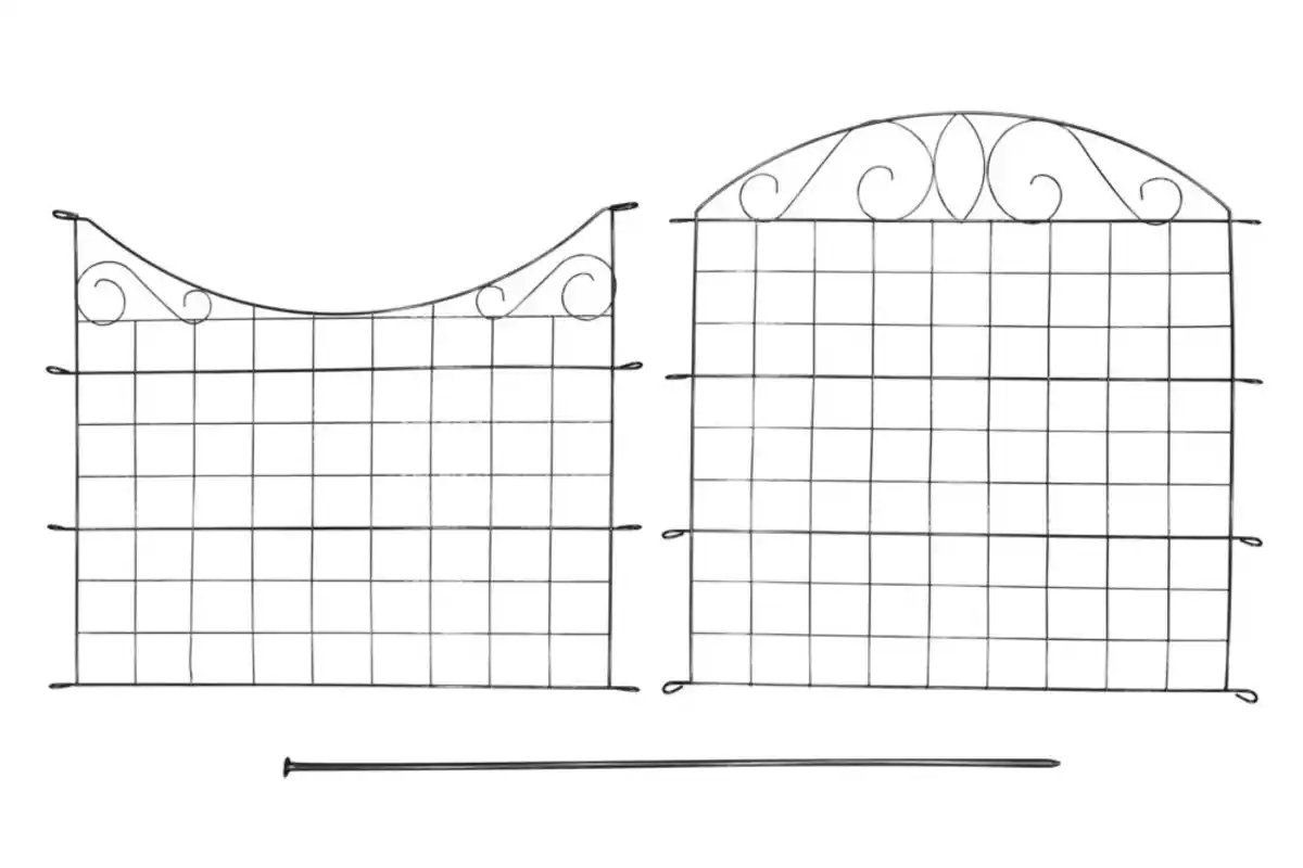 Bild 2 von Gartenzäune, Wildzaun, Weidezaun, Forstzaun, Drahtzaun, Knotengeflecht, 77,5 x 64 cm