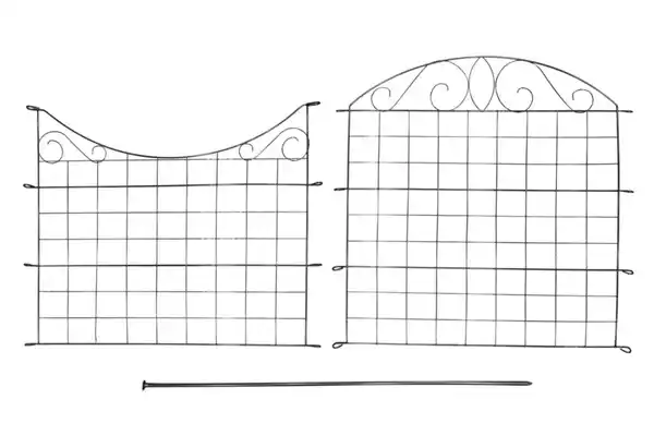 Bild 2 von Gartenzäune, Wildzaun, Weidezaun, Forstzaun, Drahtzaun, Knotengeflecht, 77,5 x 64 cm